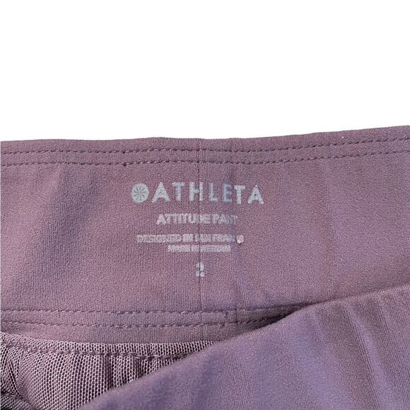 ATHLETA Attitude Pant Volcanic Violet Size 2 - Picture 7 of 7